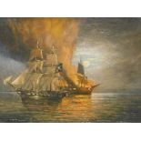 Claude Thomas Stanfield Moore (1853-1901). Pirates on the high seas, oil on canvas, signed, titled