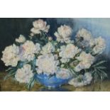 Marion L Broom (1878-1962). Floral still life, watercolour, signed, 52.5cm x 73cm