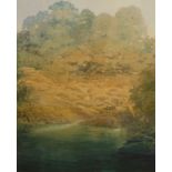 Jeremy Yates (20thC). Trees, Rocks, Water I, watercolour, signed, titled and dated 1988 verso, 42.