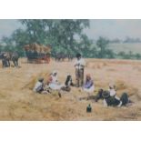 David Shepherd (1931-2017). The Lunch Break, artist signed limited edition coloured print 597/850,