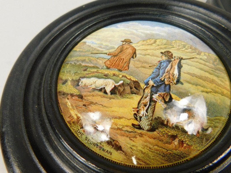 A collection of four pot lids, to include the Sportsman etc. - Image 3 of 3