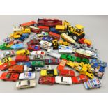 A collection of die cast vehicles, to include Majorette, Matchbox etc.