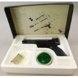 A Webley Tempest air pistol, in original box with instructions etc.