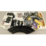 A Hamleys Scalextric Mini Cooper Challenge Premium Collection slot car racing set, possibly