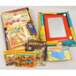 Miscellaneous games, to include an Etch A Sketch in original packaging, Matchbox Dinky and other