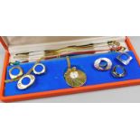 A 1960/70's Rotary wristwatch set, with interchangeable heads and bracelets, in original box,