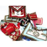 A comprehensive Masonic RAOB Royal Order Of The Buffalo jewel and clothing collection, contained