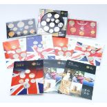 Various GB UK and other coin sets, uncirculated, etc., to include Royal Mint Coins of Year 2012,