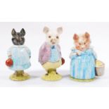 Three Beswick Beatrix Potter figures, comprising of Aunt Pettitoes, 10cm high, Pig-Wig and Pigling