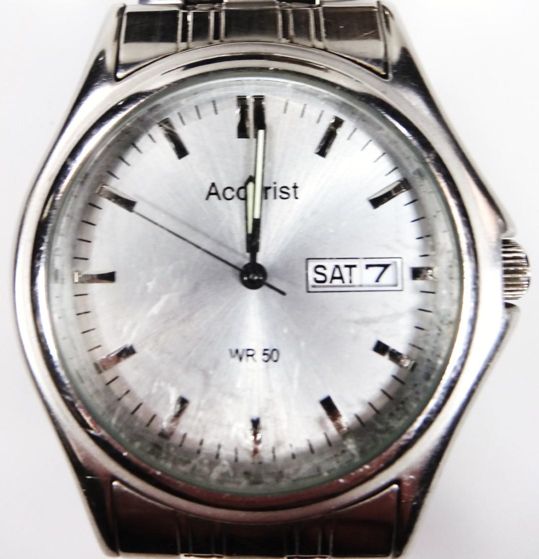 A gentleman's Seiko quartz wristwatch, Accurist mean time wristwatch, etc. (2, various dimensions, - Bild 2 aus 3