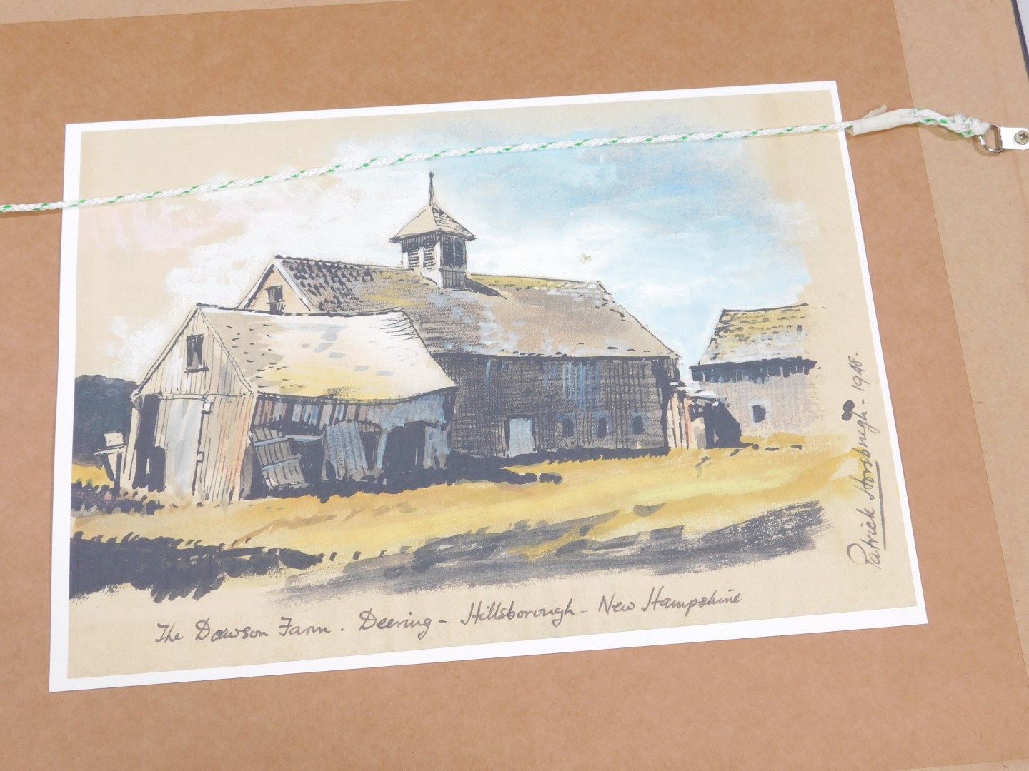 •Patrick Horsbrugh (1920-2014). The Dawson Farm Dearing, Hilton Farm, Hillsborough, New Hampshire, - Image 4 of 5