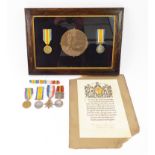 Two Lincolnshire Regiment Bourne medal groups, one to Private George Henry Daff, 8388, comprising