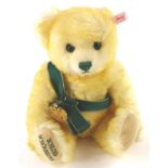 A Steiff limited edition Schloss Schonbrunn limited edition musical bear, with white label to ear