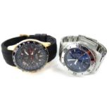 Two modern gents wristwatches, to include a Ben Sherman chronograph and a Sekonda 100 metres black