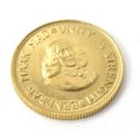 A 1976 fine gold Rand, 8g.