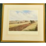Spencer-Colman (M). The ploughing match, artist signed limited edition print number 51 of 500,