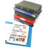 Various stamps, collectors stamps etc., Stanley Gibbons album, to include Elizabeth blue backs,