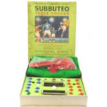 A Continental edition Subbuteo table soccer game, in original box, possibly incomplete.