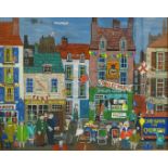 Tommy Dean (20thC). The Jubilee, acrylics, signed and titled verso, 29.5cm x 34.5cm.