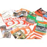 A collection of football programmes, to include Lincoln City -v- Fulham and Brentford from the