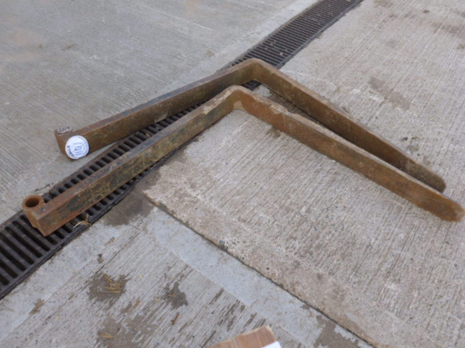 SET OF PALLET TINES FOR CASE DIGGER