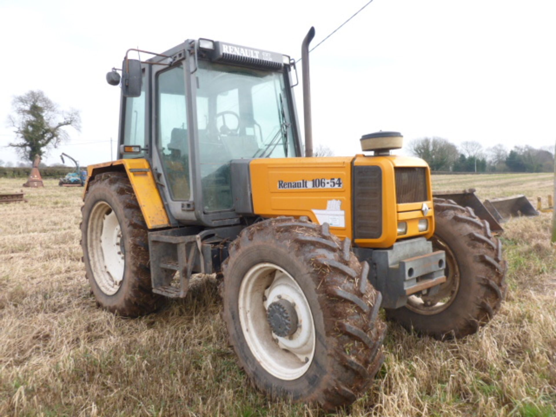 RENAULT 106-54 TURBO 4WD TRACTOR reg N908 FCA, 7823 HOURS - Image 2 of 7