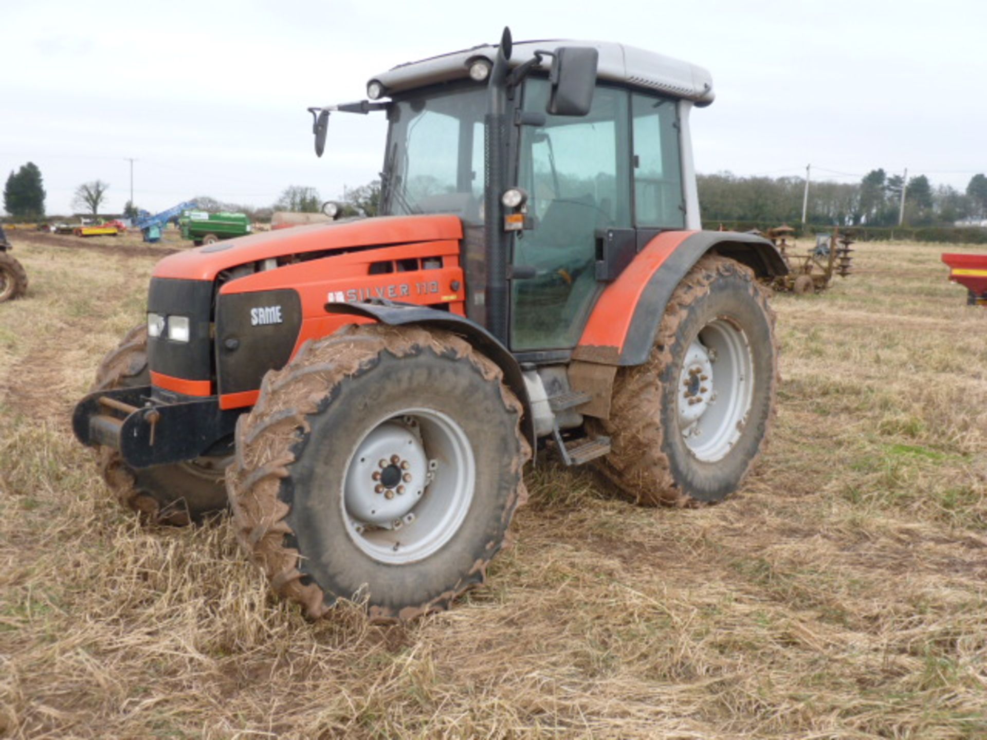 SAME SILVER 110 4WD TRACTOR, reg MXO5 2870,HOURS  (CON ROD THROUGH BLOCK ) - Image 5 of 6