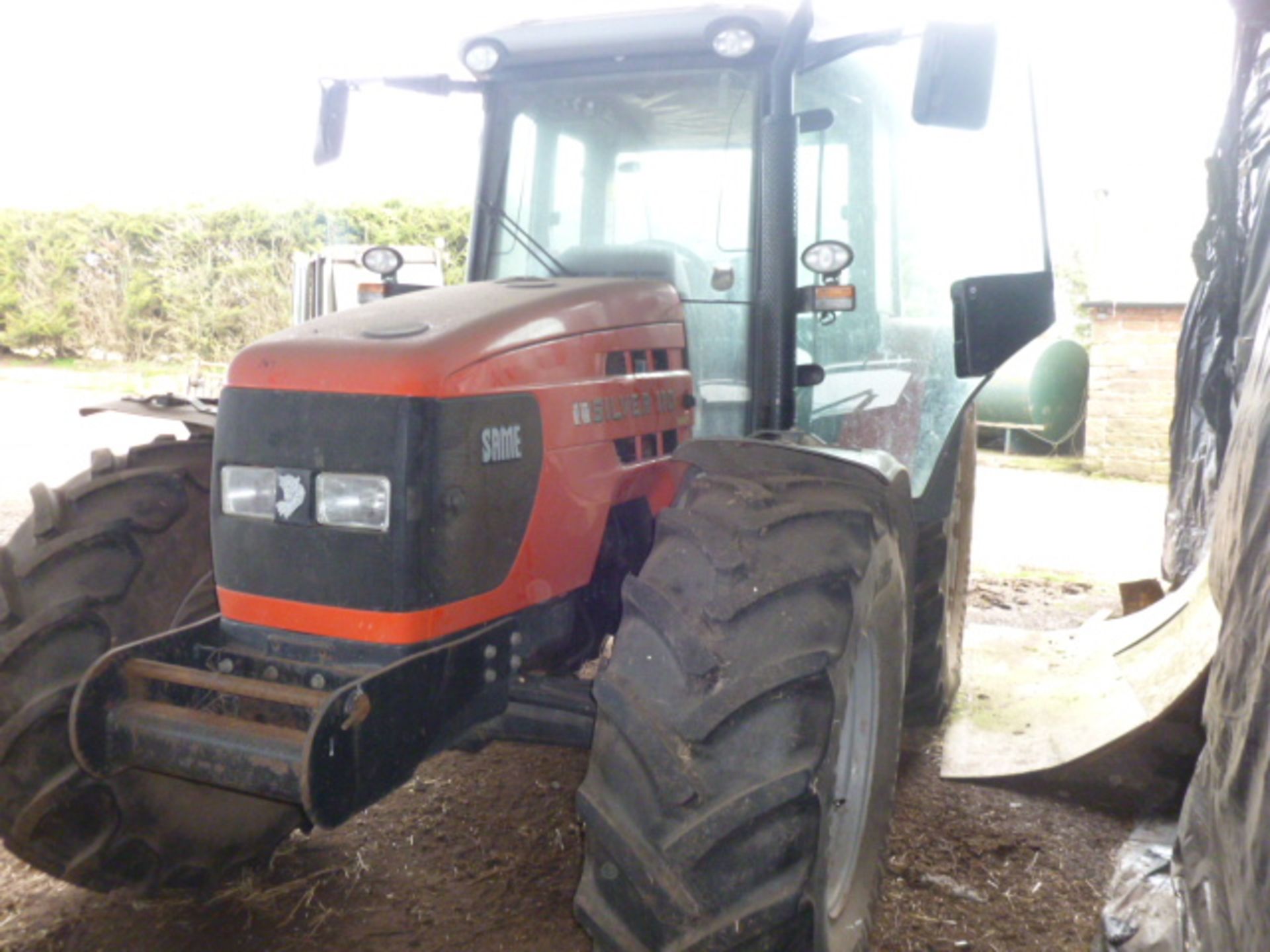 SAME SILVER 110 4WD TRACTOR, reg MXO5 2870,HOURS  (CON ROD THROUGH BLOCK ) - Image 4 of 6