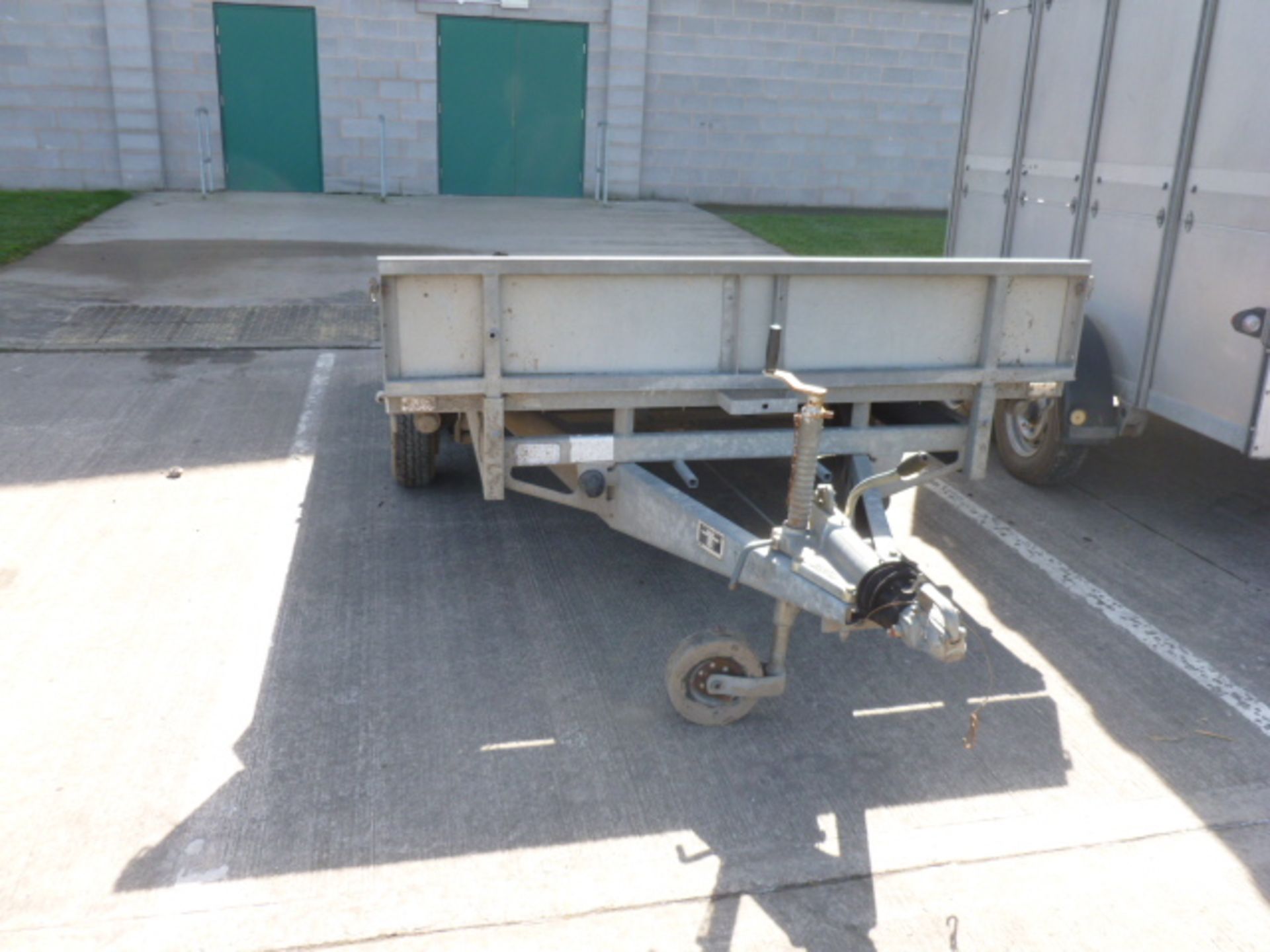 IFOR WILLIAMS TWIN AXLE 10' FLATBED TRAI