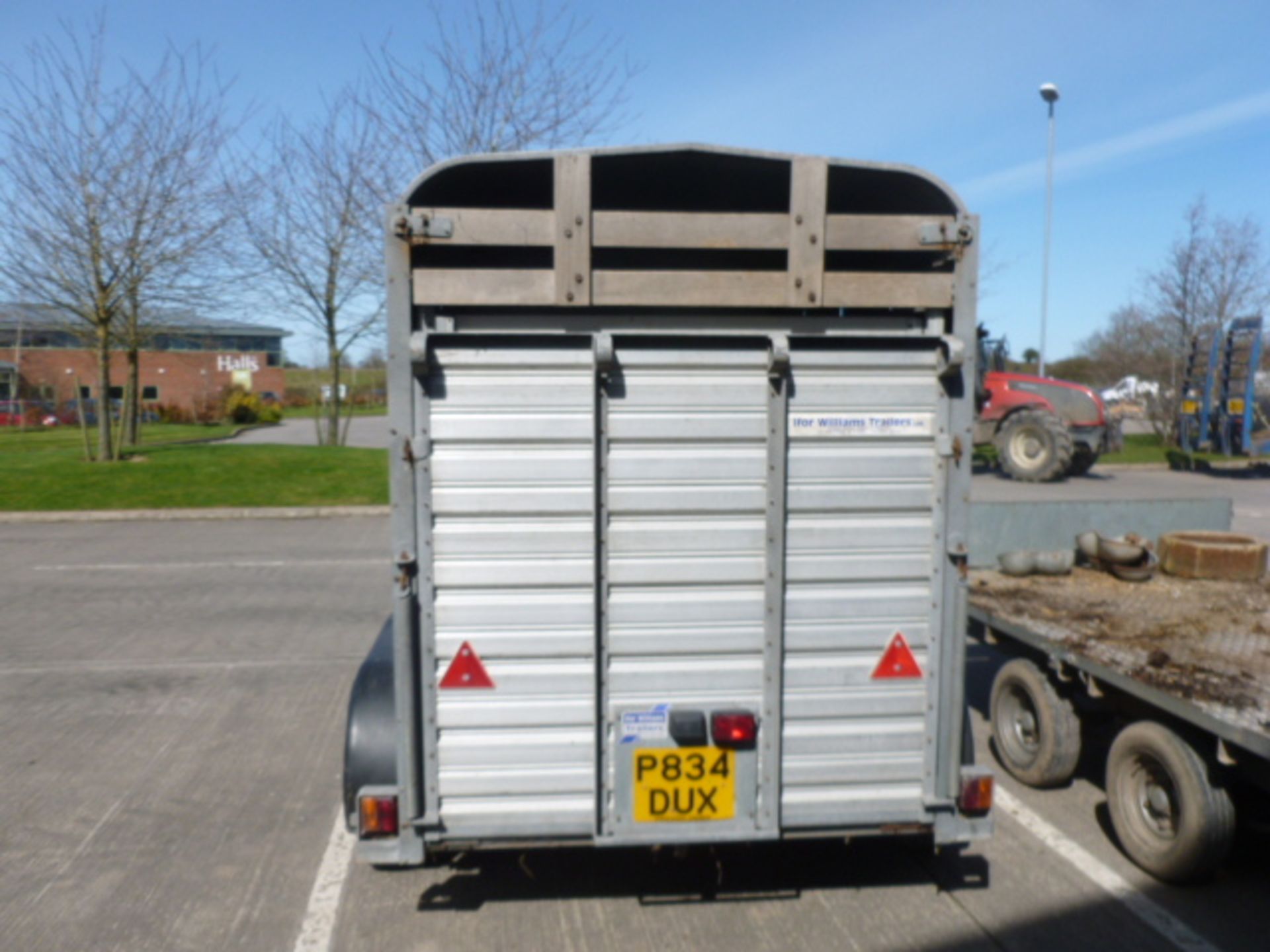 IFOR WILLIAMS TWIN AXLE STOCK TRAILER - Image 3 of 3