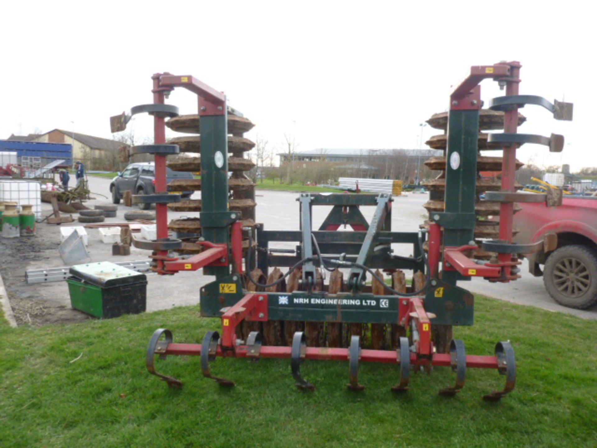 HRH 6M  FOLD UP FRONT PRESS & CULTIVATOR - Image 2 of 2