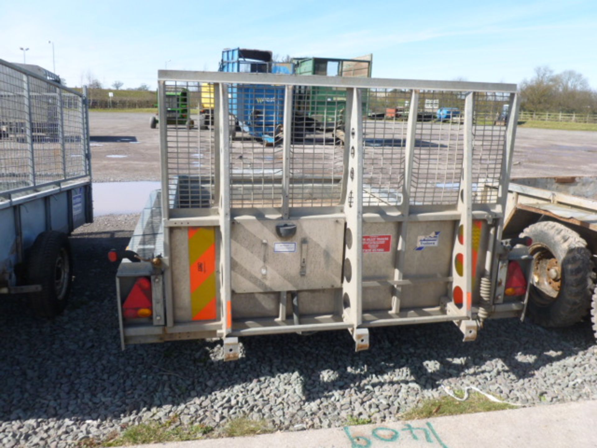 IFOR WILLIAMS GX106 PLANT TRAILER + RAMP - Image 2 of 2