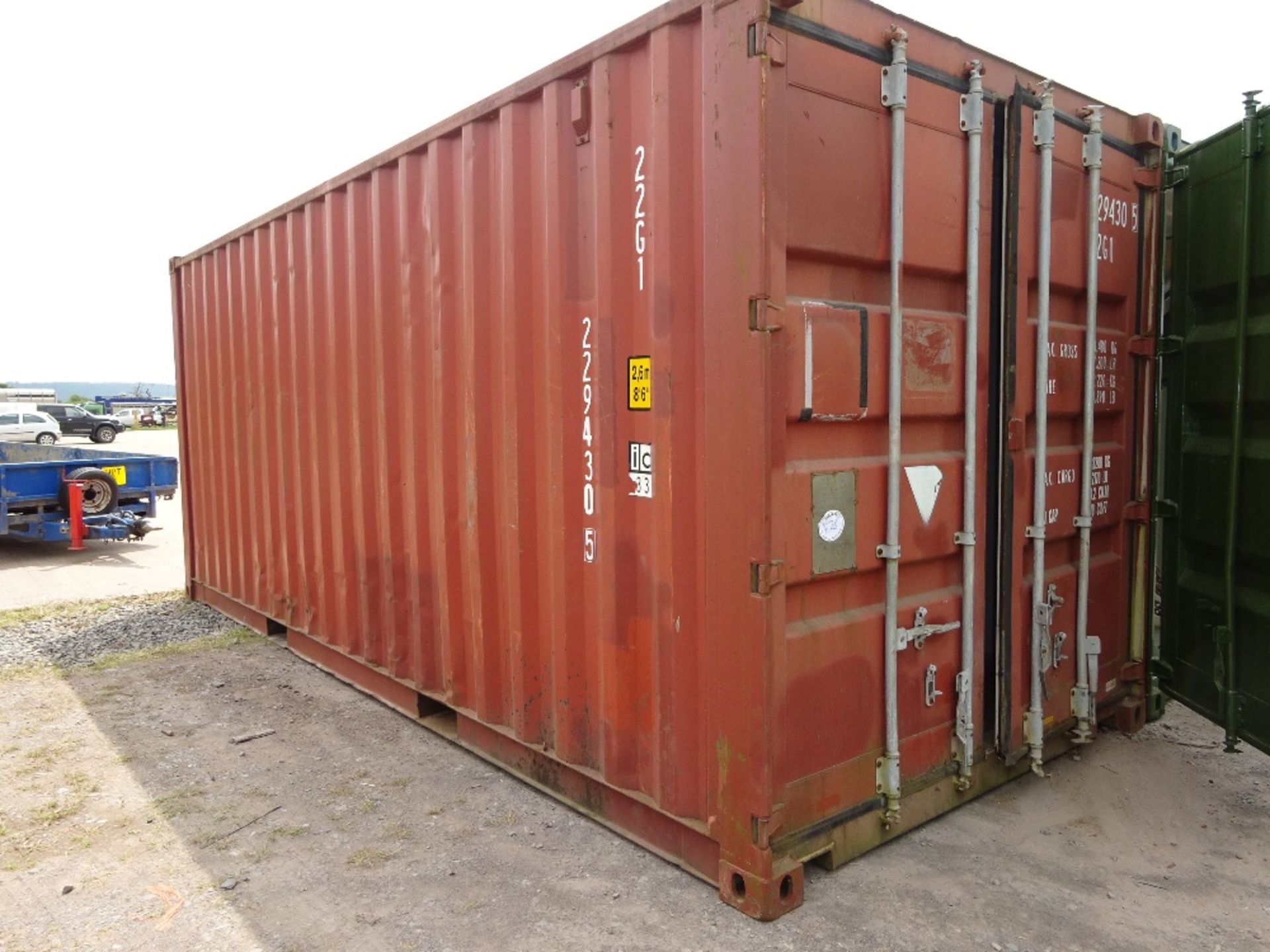 RED 20FT CONTAINER