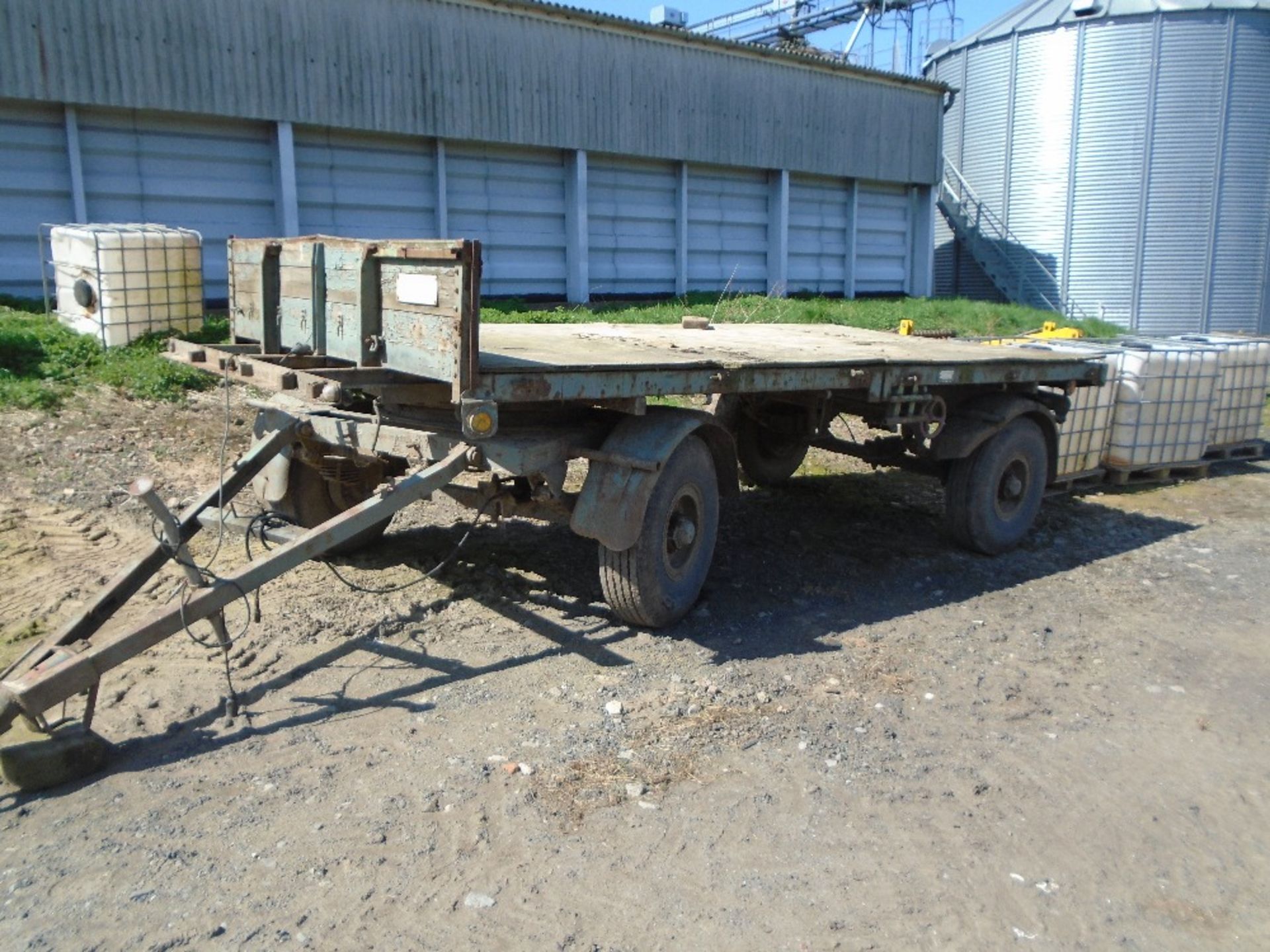 CONVERTED ARTIC BALE TRAILERC/W WOODEN FLOOR