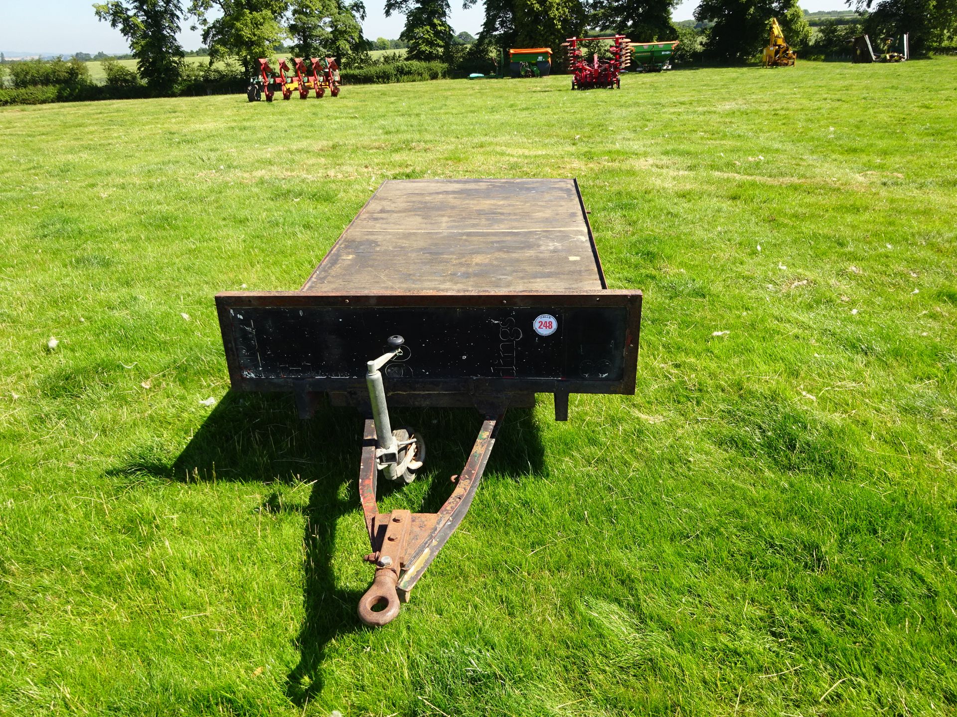 HOMEMADE CAR TRAILER