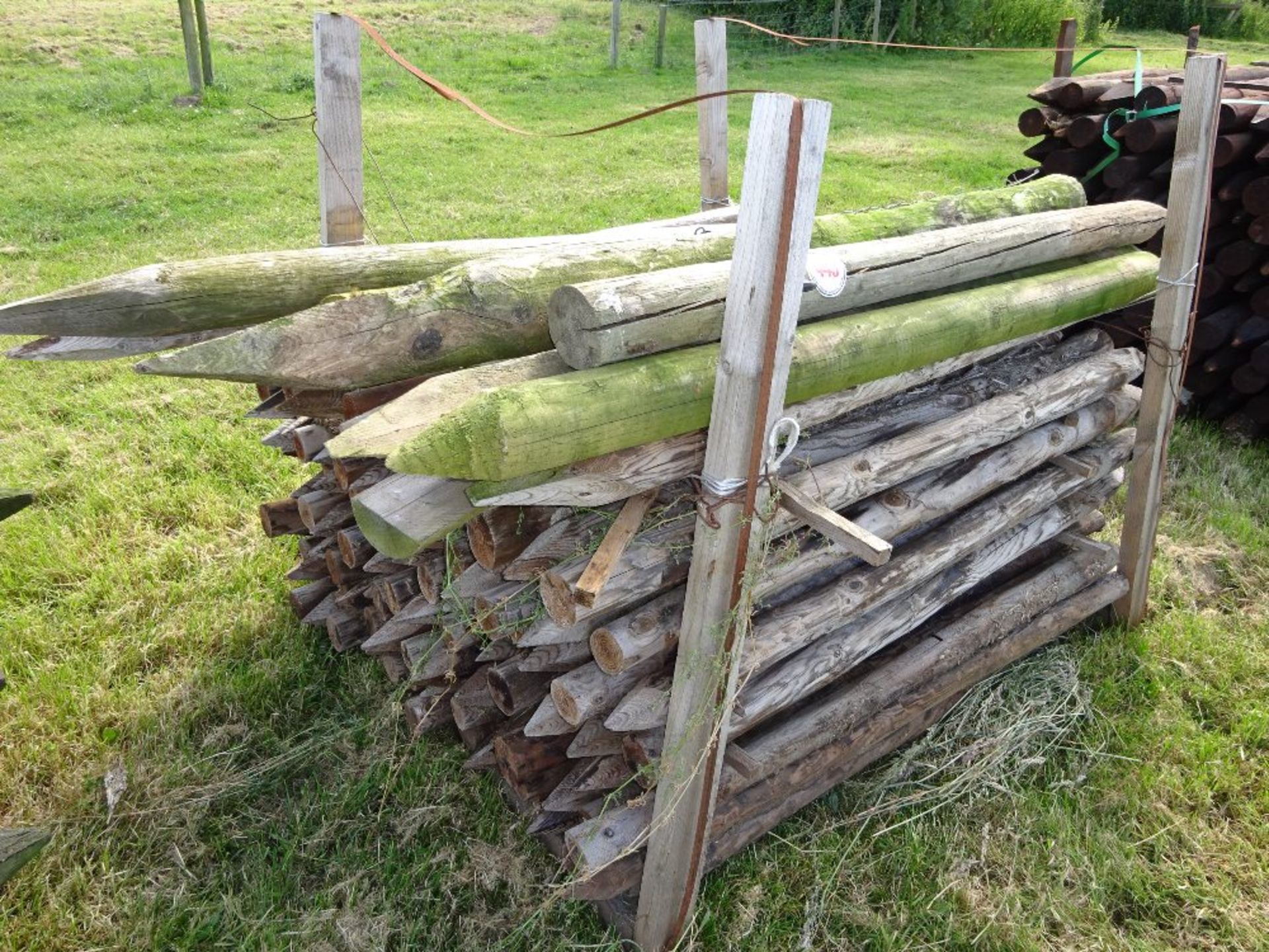 NEW 4FT 3" CREOSOTED POSTS