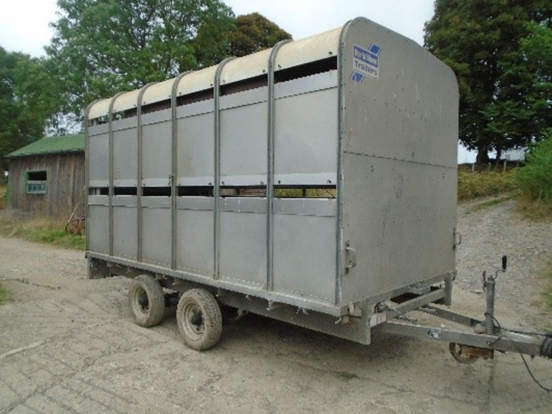 Ifor Williams twin axle stock trailer, 12ft