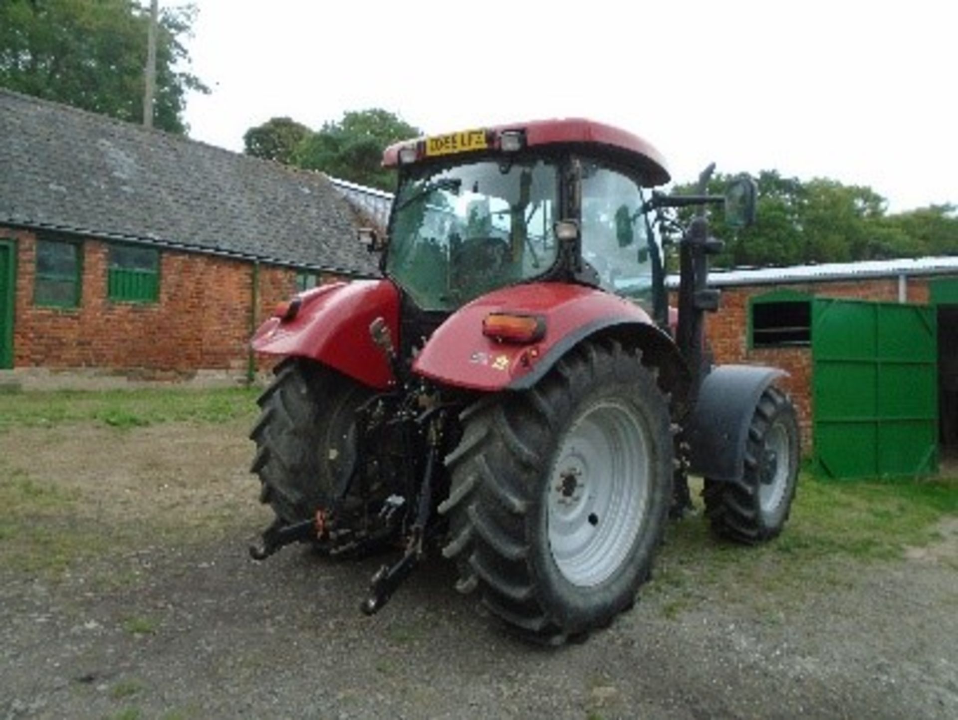 Case 125 Maxxum Tractor with front linkage, 3286 hrs, DX58 LFZ, serviced before sale - Image 3 of 3