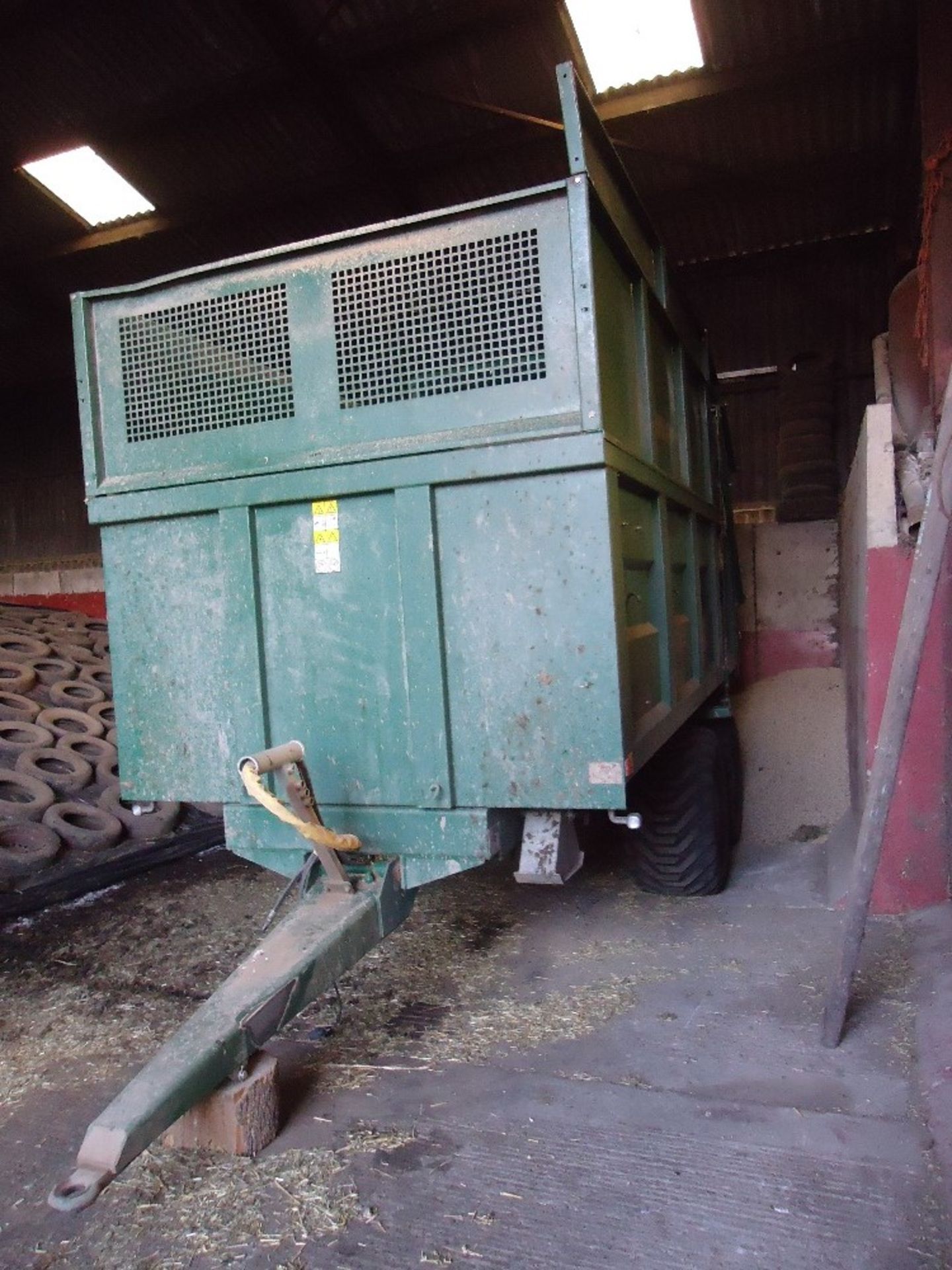 BAILEY TAG 11T SILAGE TRAILER WITH TWIN FLOTATION TYRES AND COMMERCIAL AXLES 4