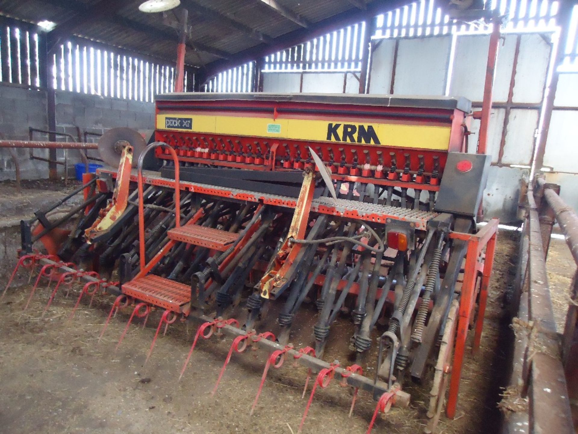 KRM PACK XR SEED DRILL C/W KUHN POWER HARROW