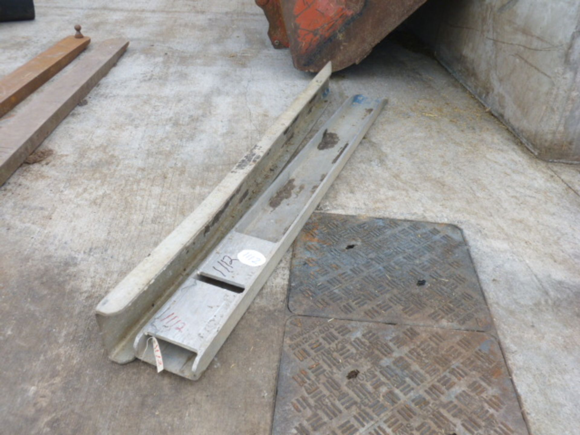 PAIR 8 FT ALLOY EXTENSION FORKS