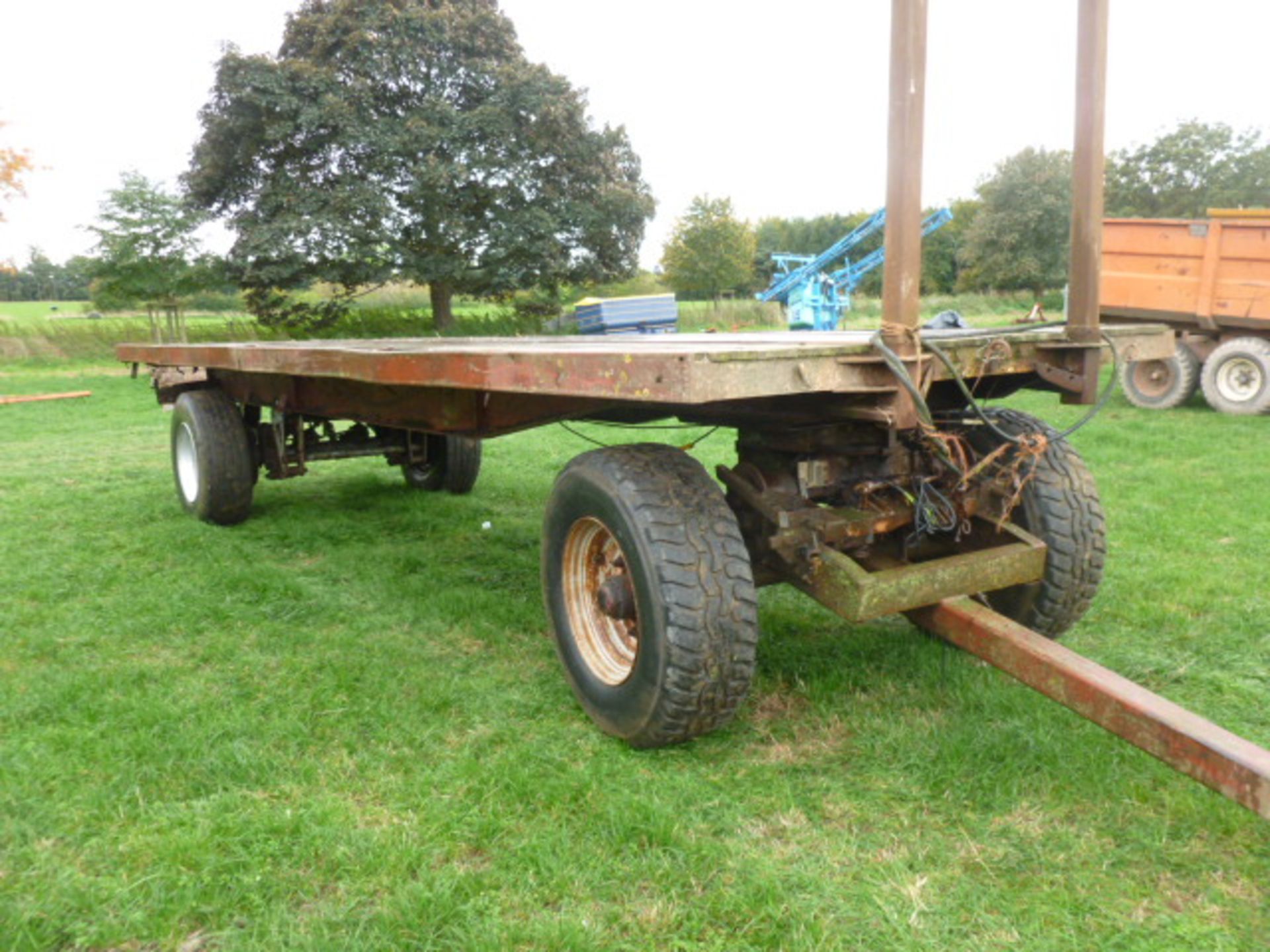 4 Wheel Bale Trailer