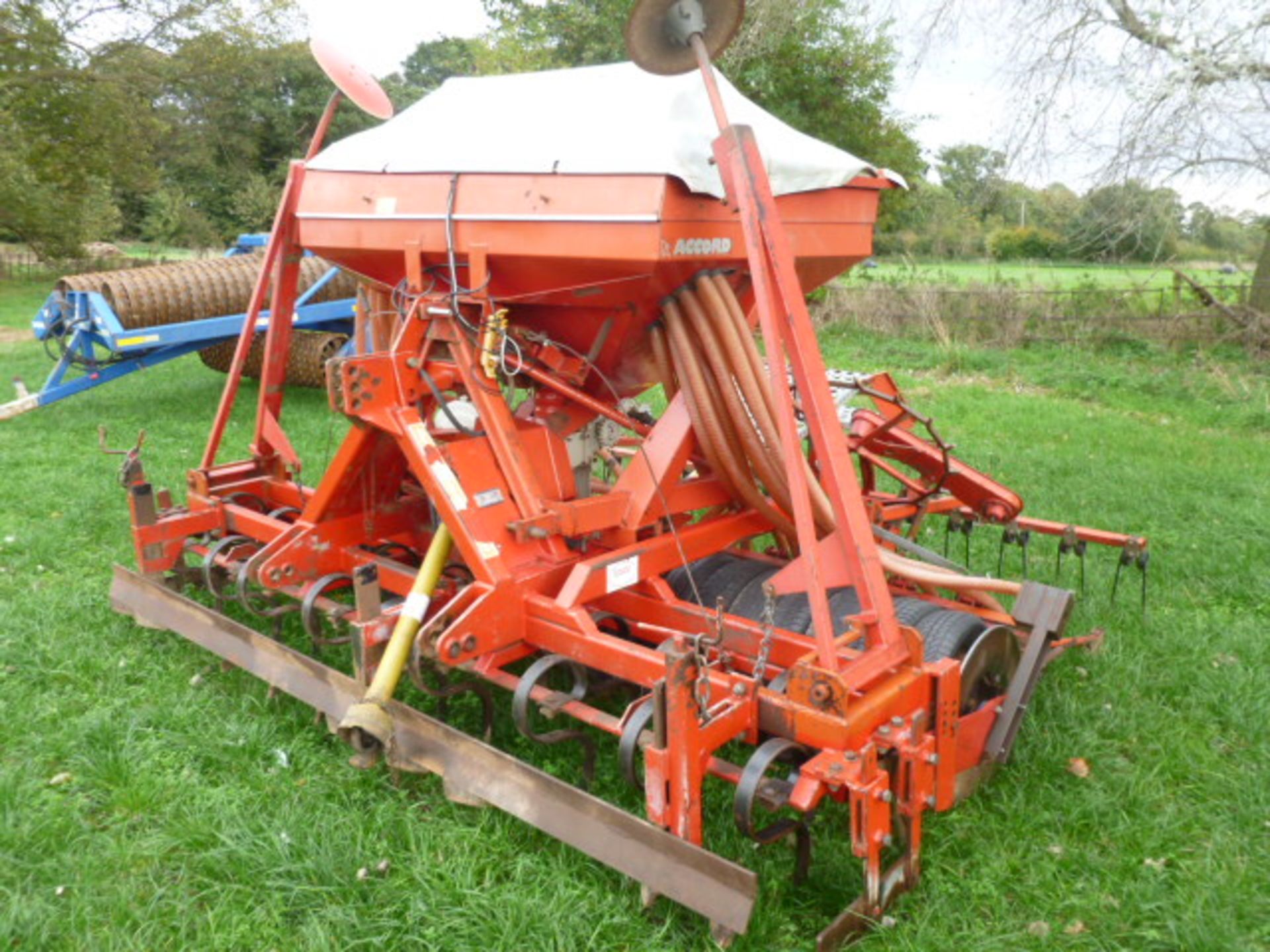Farmforce 3m Accord Drill with spring tines and tyre packer