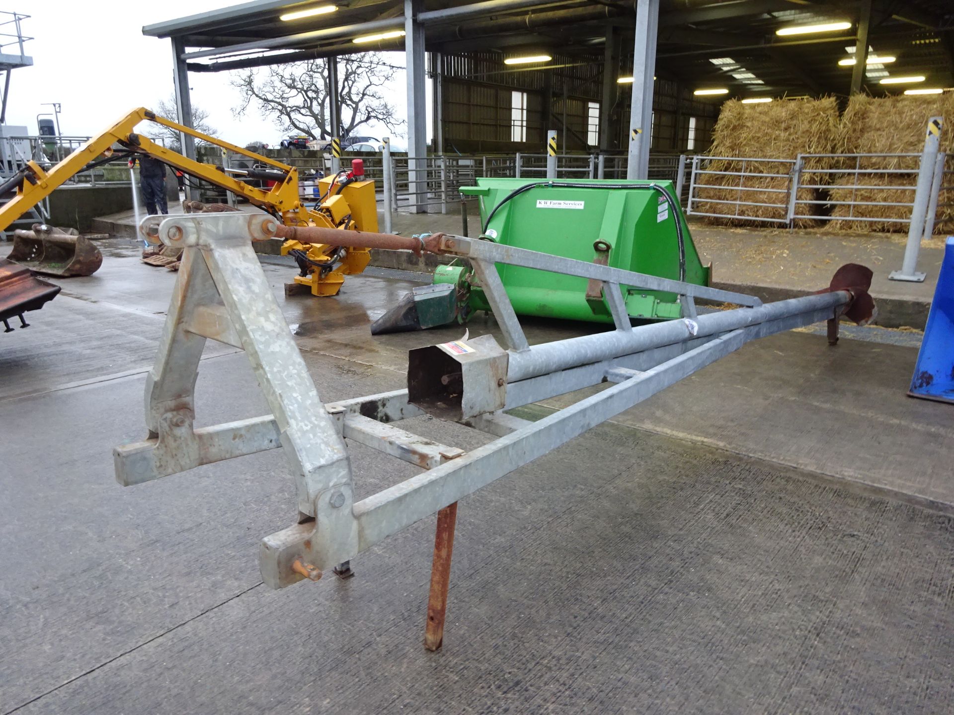 20FT GALVANISED SLURRY SCRAPER