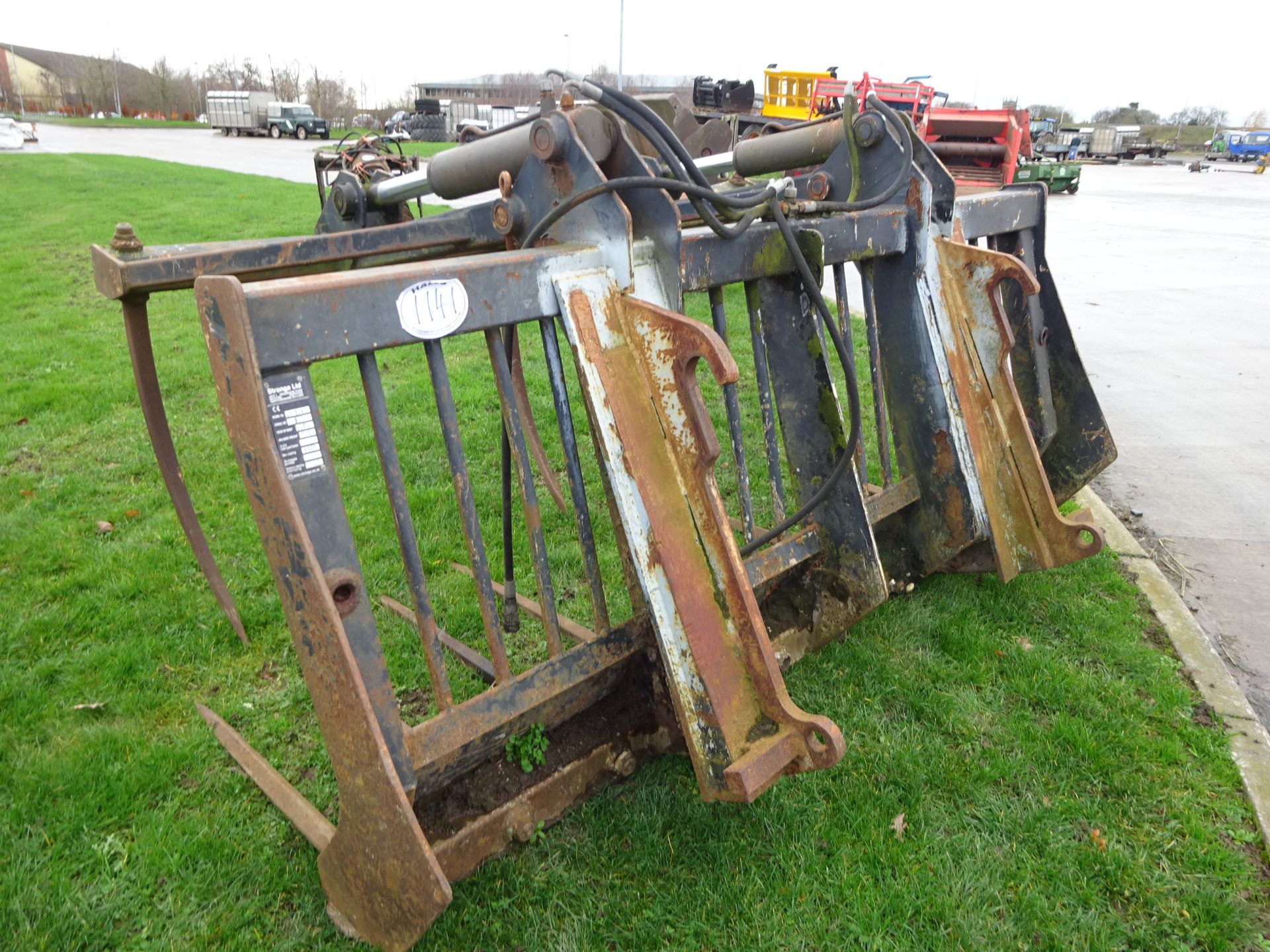 7X6 MUCK GRAB C/W JCB BRACKETS