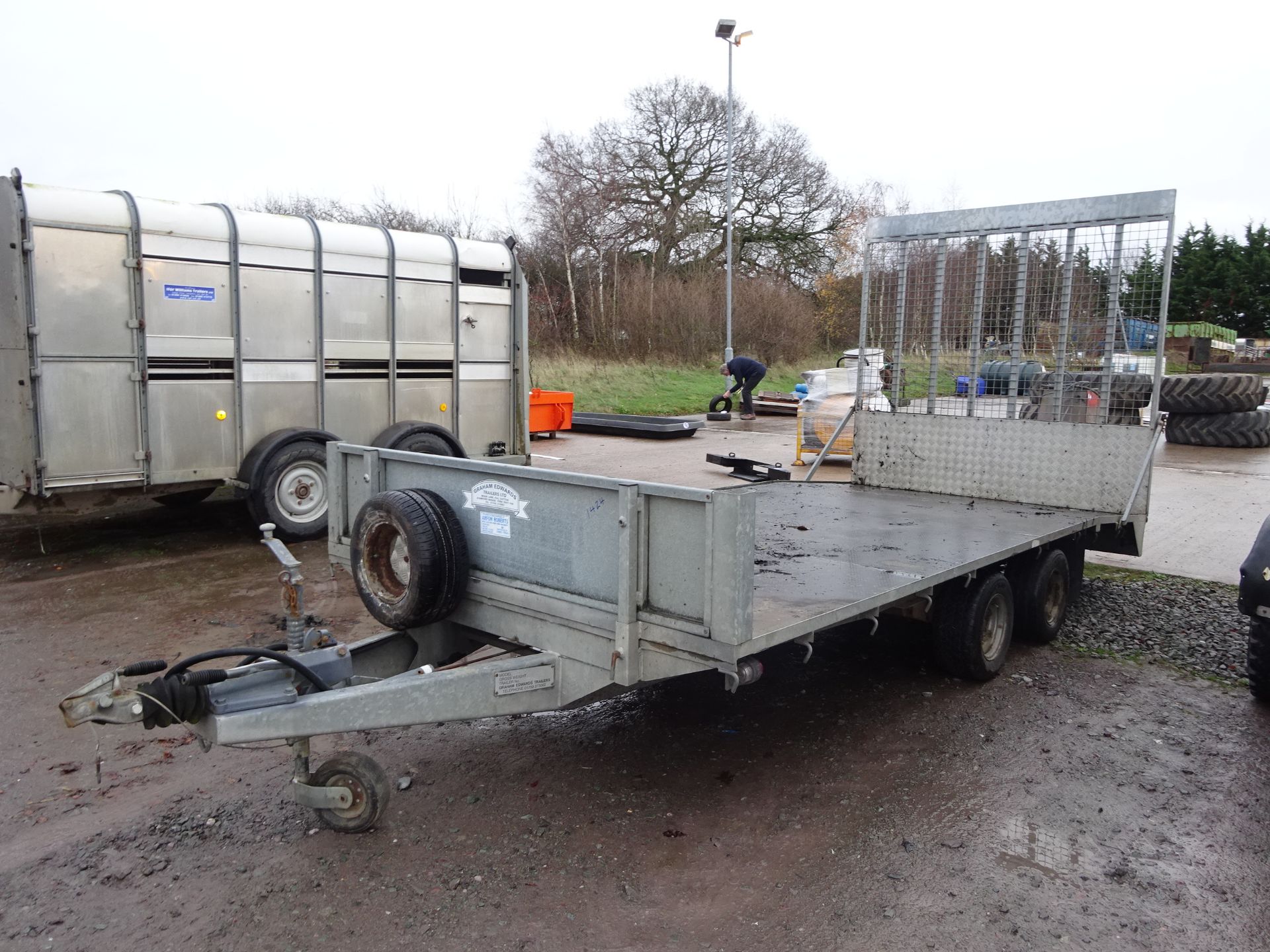 GRAHAM EDWARDS 14FT BEAVERTAIL TRAILER