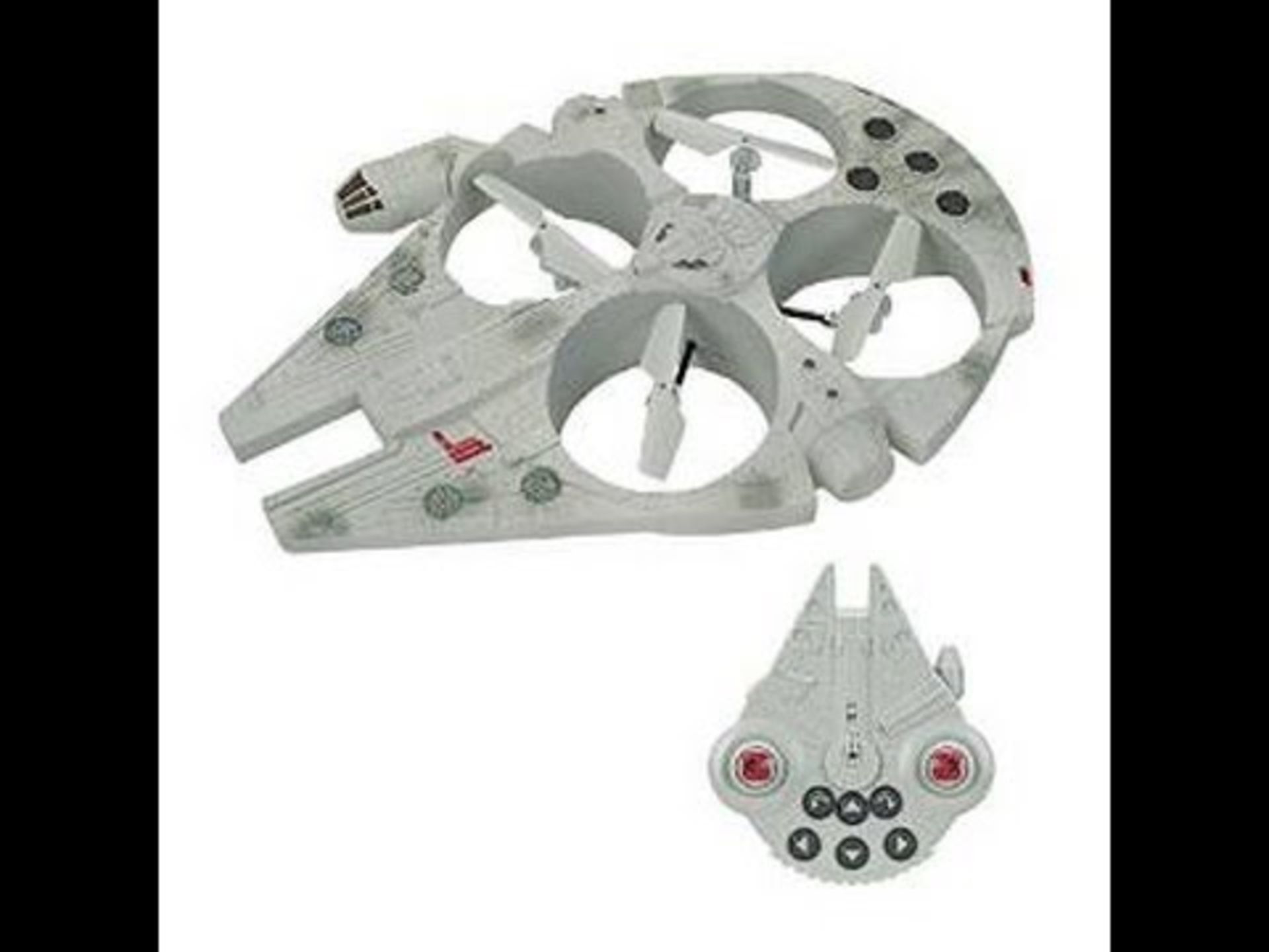 V Brand New Hasbro Star Wars Millenium Falcon F1 R/C Drone With 6-Axis Gyro Sensor - 4