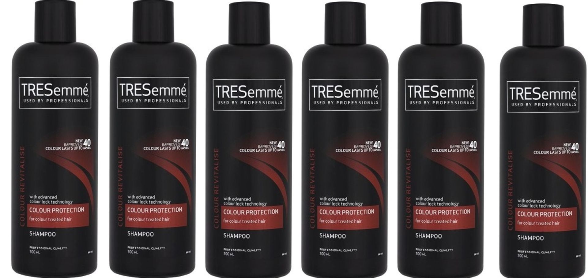 V Grade A A Lot Of Six 500ml Bottles TRESemme Colour Fade Shampoo