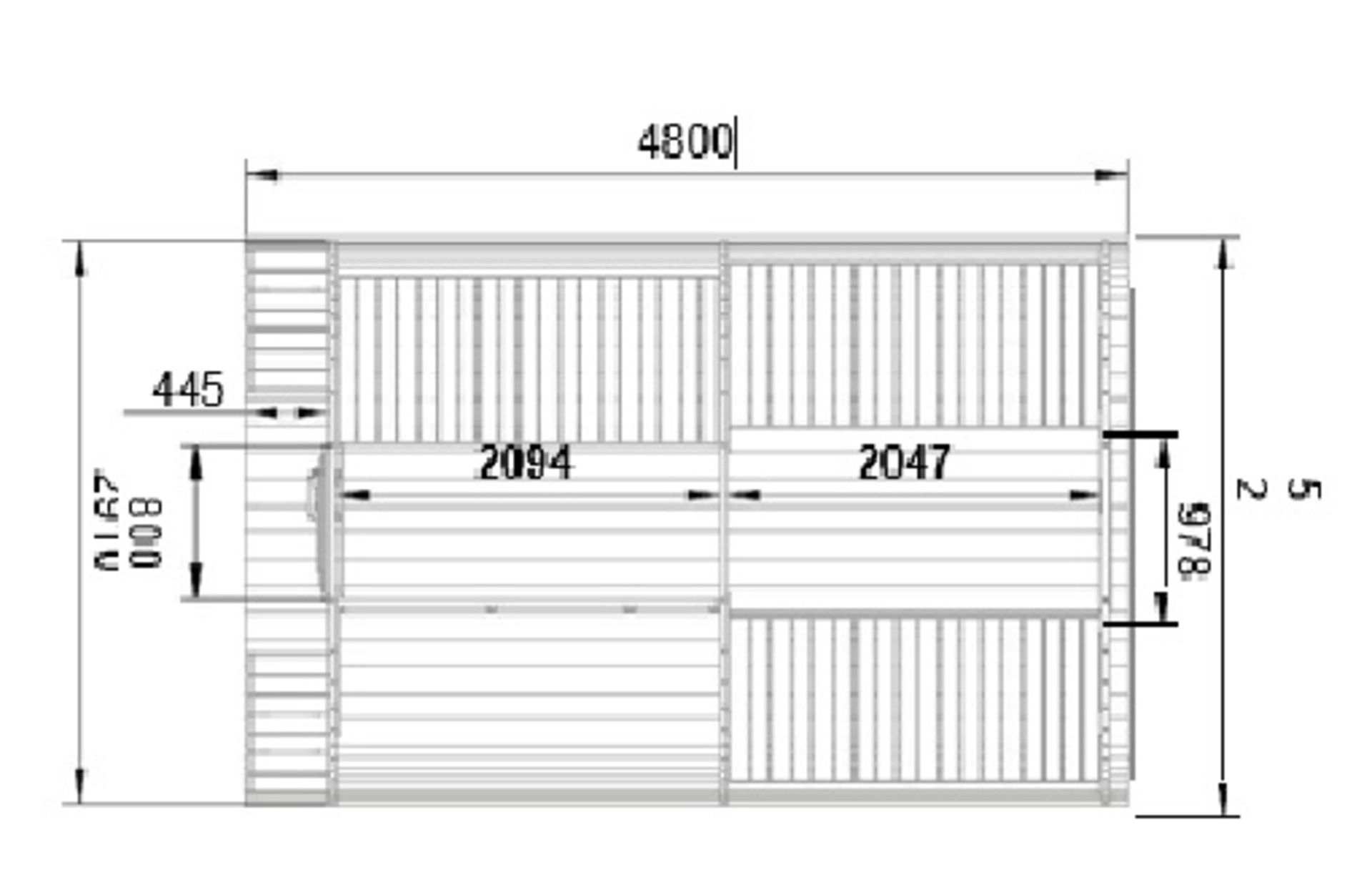 V Brand New 9.5M sq Ice-Viking Barrel- Two Rooms (2x2.3m Sleeping Room and Entrance room with - Image 6 of 6