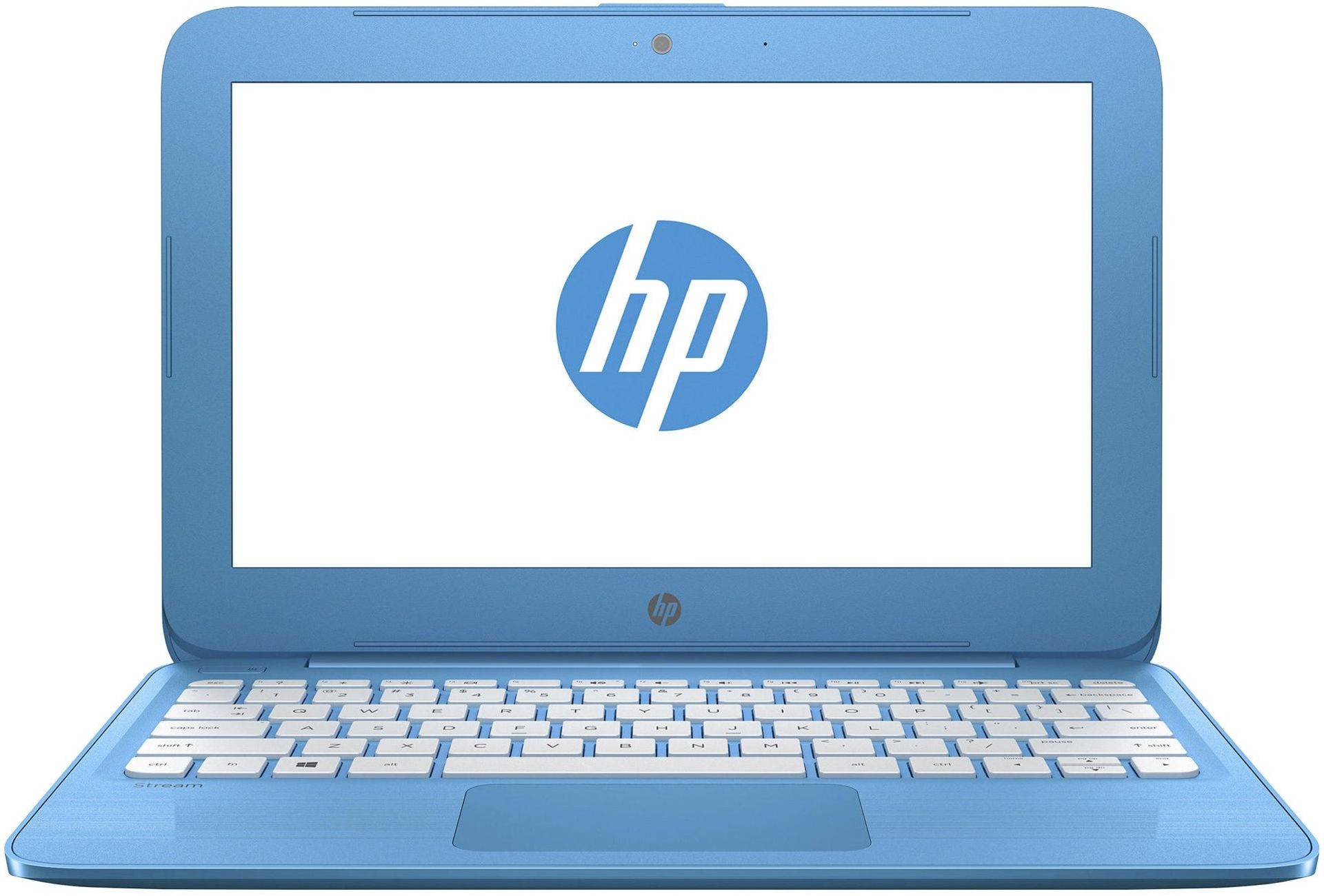 V Grade A HP Stream 11.6 inch Celeron 2Gb 32Gb Cloudbook In Aqua Blue With Intel Celeron Dual Core